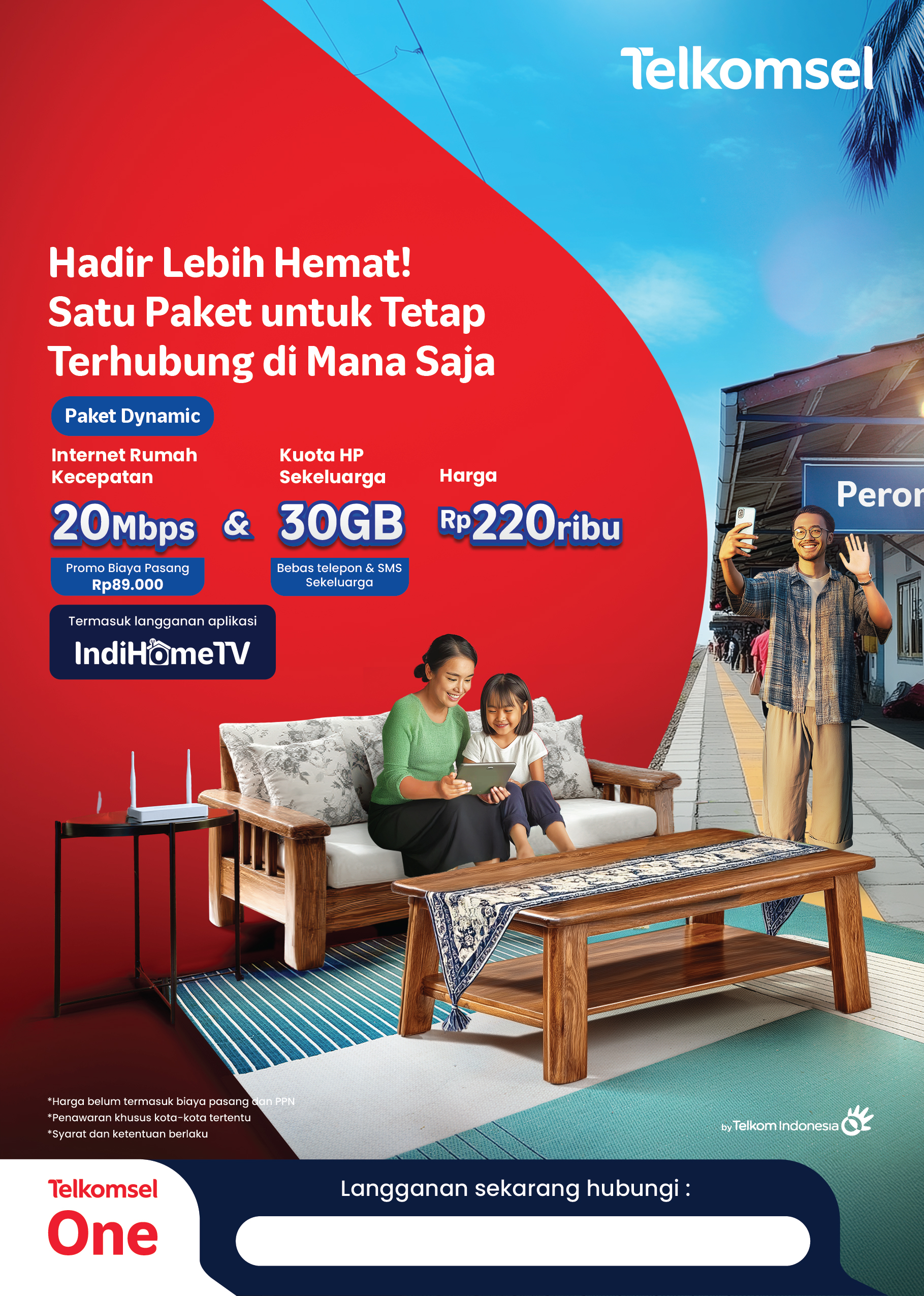 Paket Internet Wifi + Kuota Keluarga, Internetan dimana saja